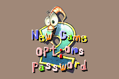 Earthworm Jim 2 title screen for GameBoy Advance